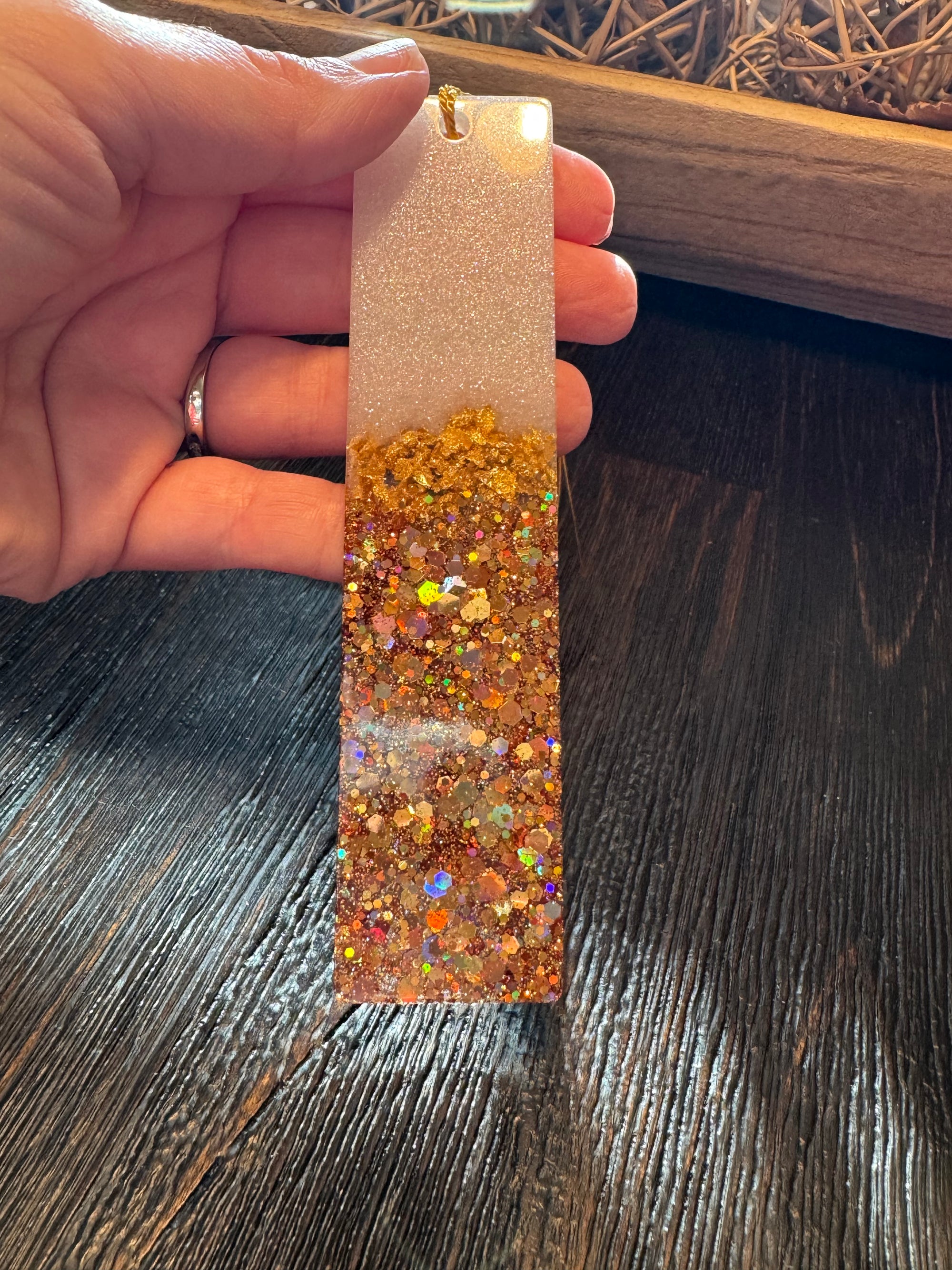 Glitter Bookmarks