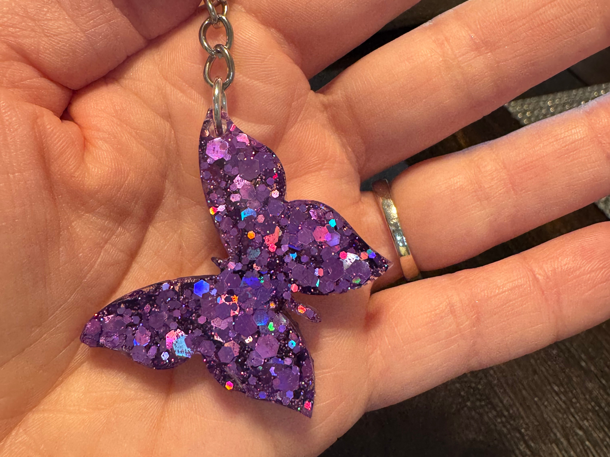 Butterfly Keychain