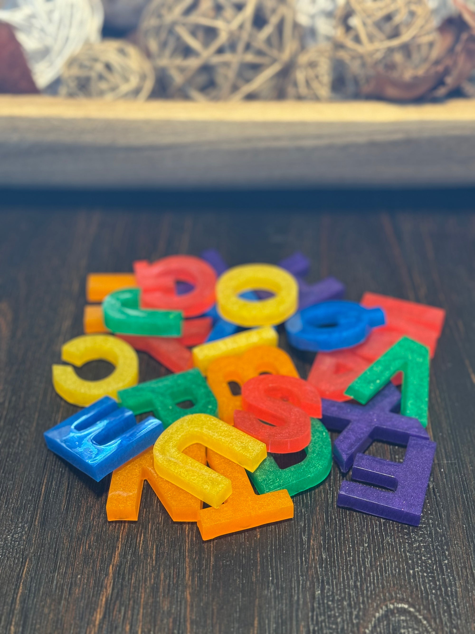 Rainbow Alphabet Magnets