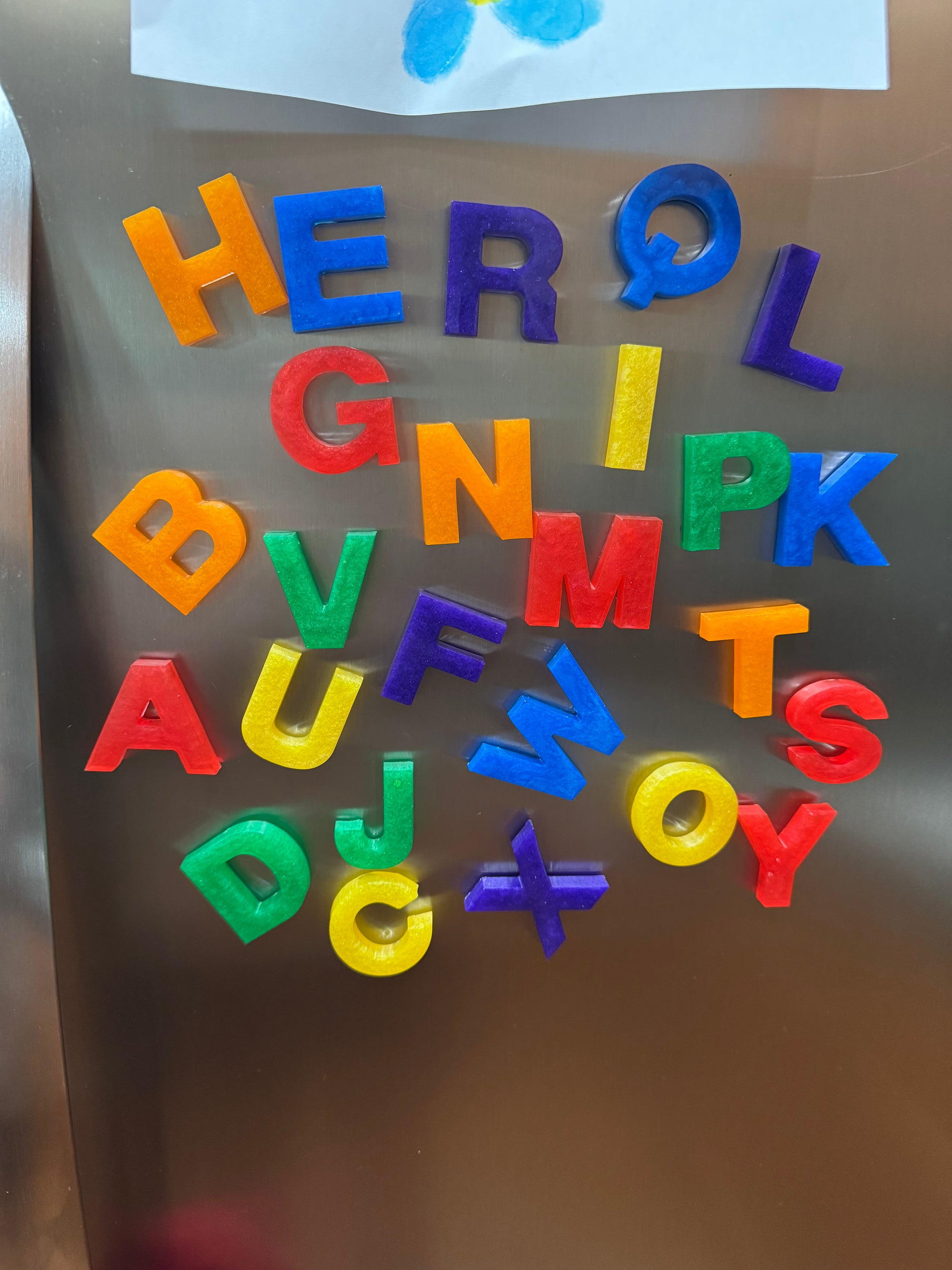 Rainbow Alphabet Magnets