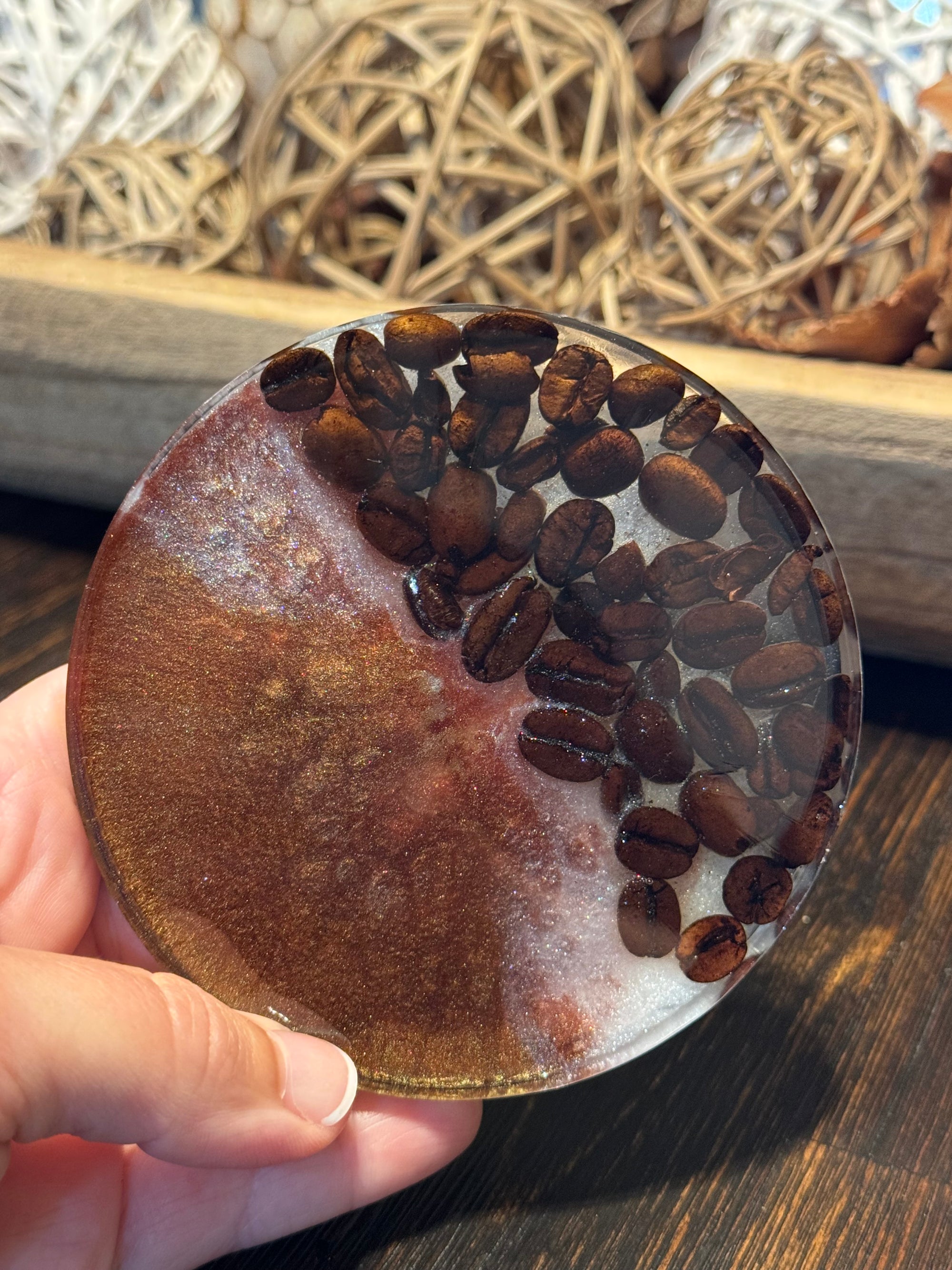 Coffee Bean Coasters