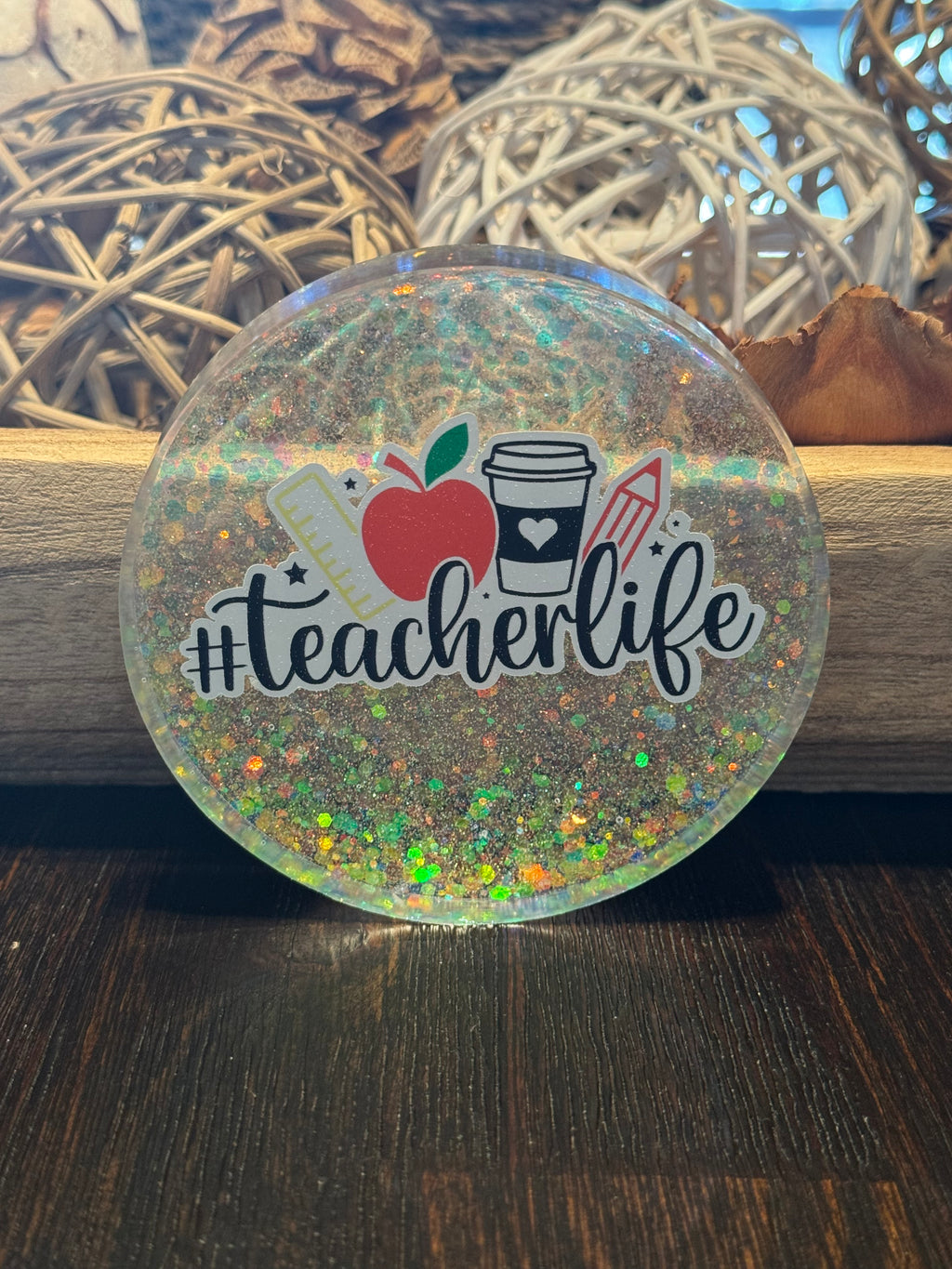 Handmade Coaster/Paperweight For Teachers