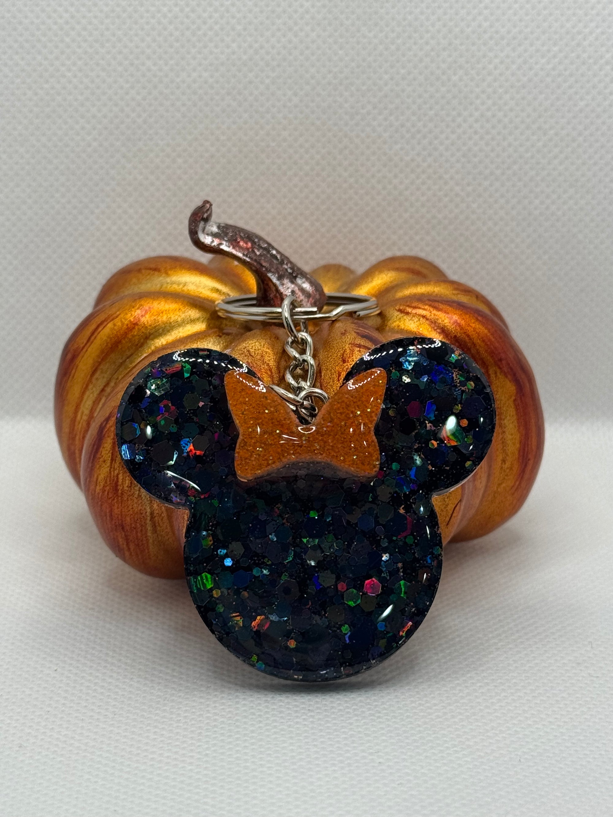 Halloween Mouse Head Keychain