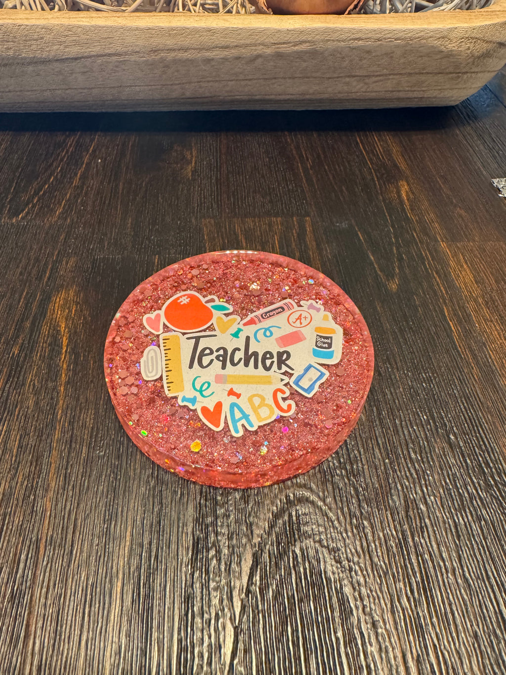 Handmade Coaster/Paperweight For Teachers