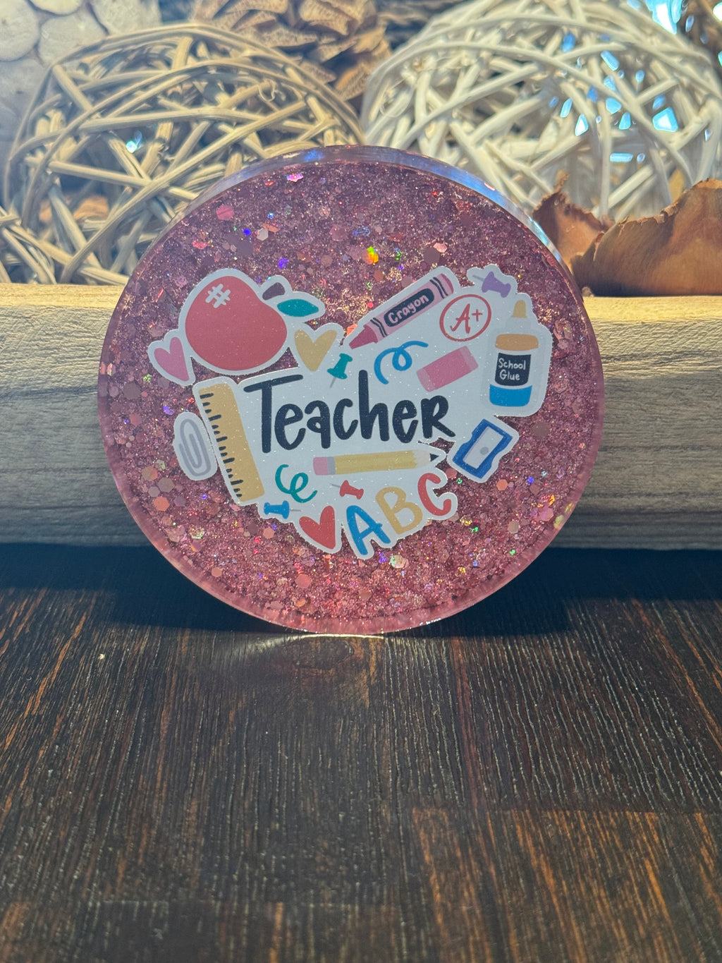 Handmade Coaster/Paperweight For Teachers