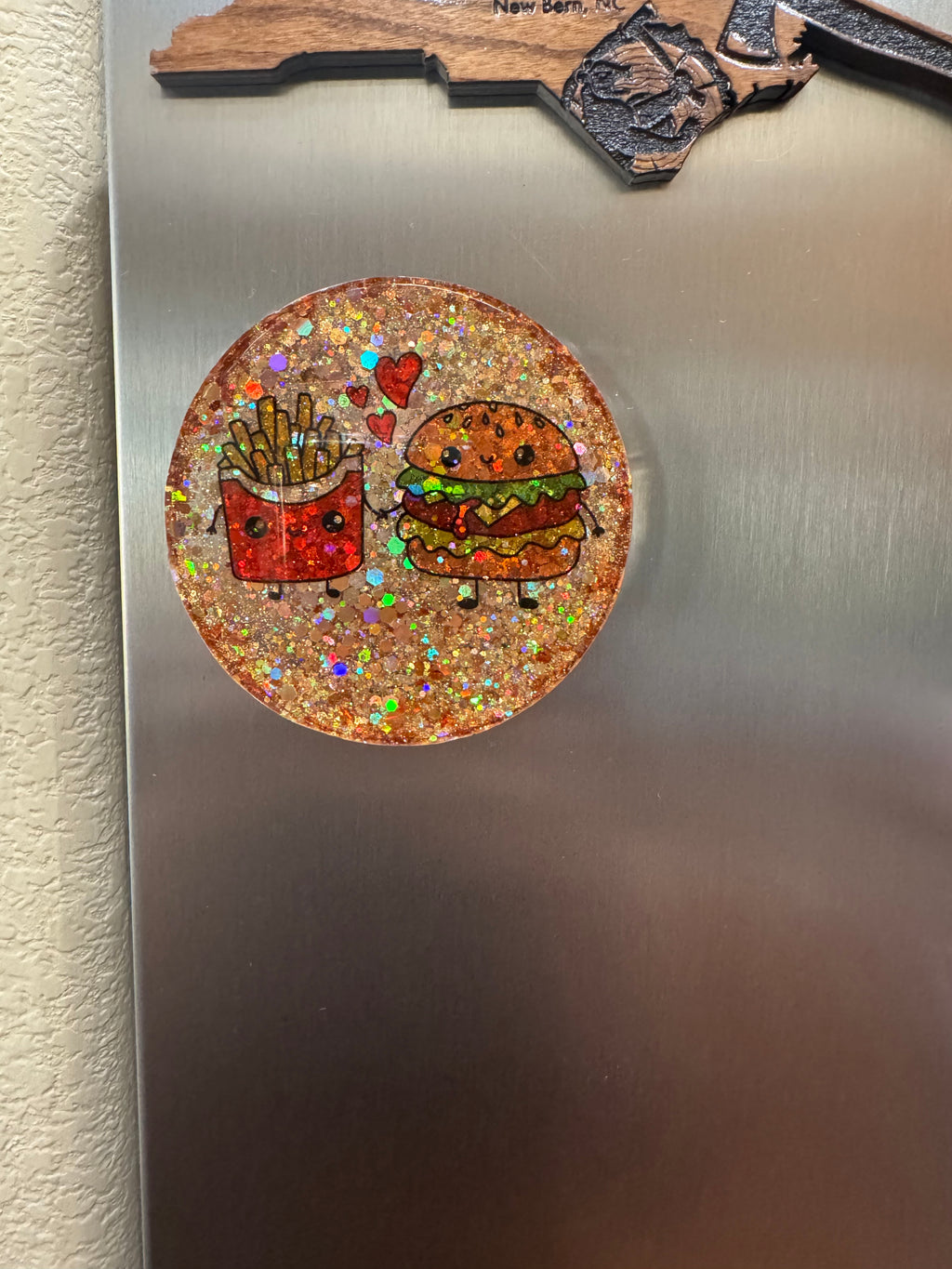 Burger And Fries Magnet