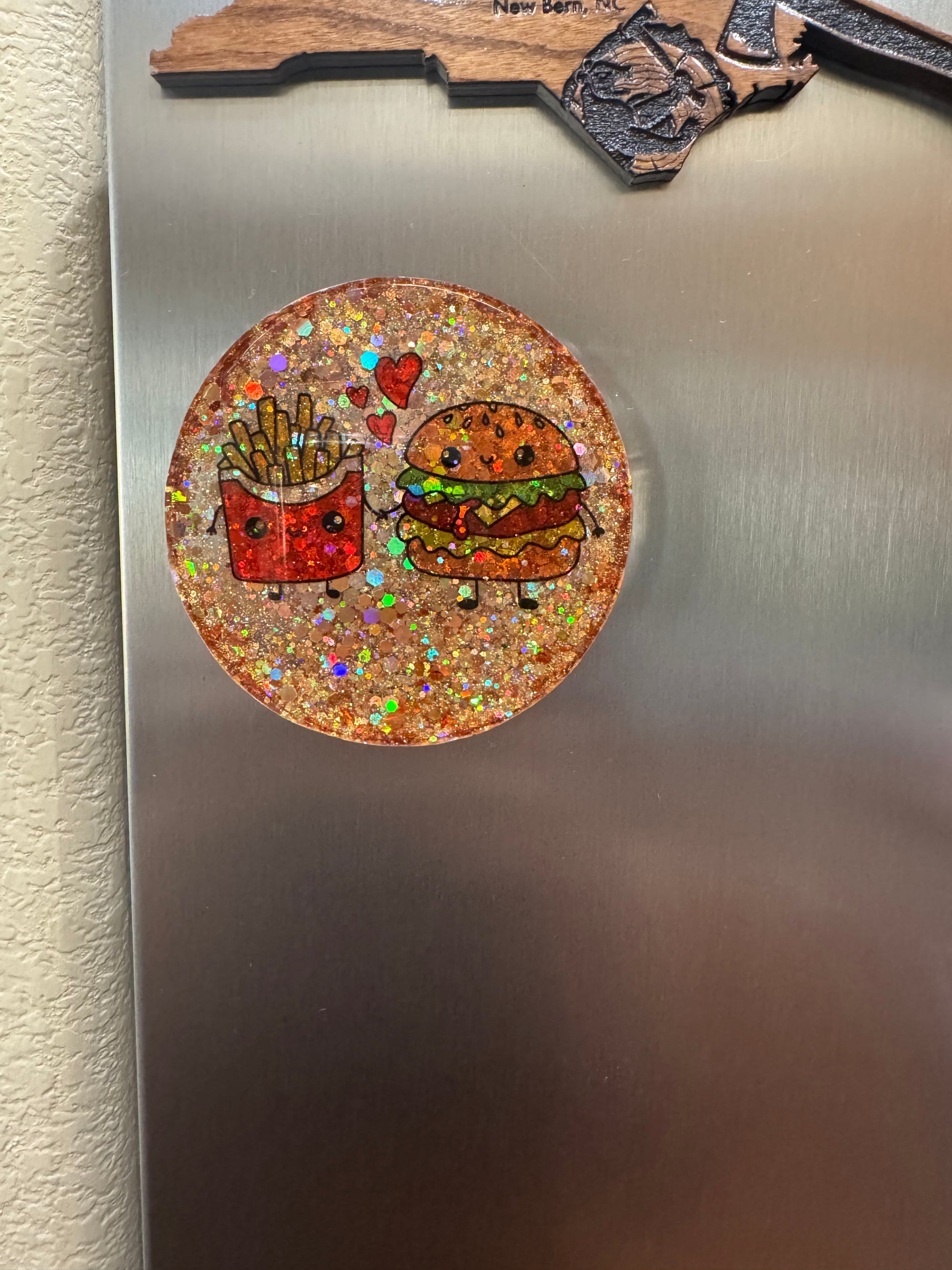 Burger And Fries Magnet