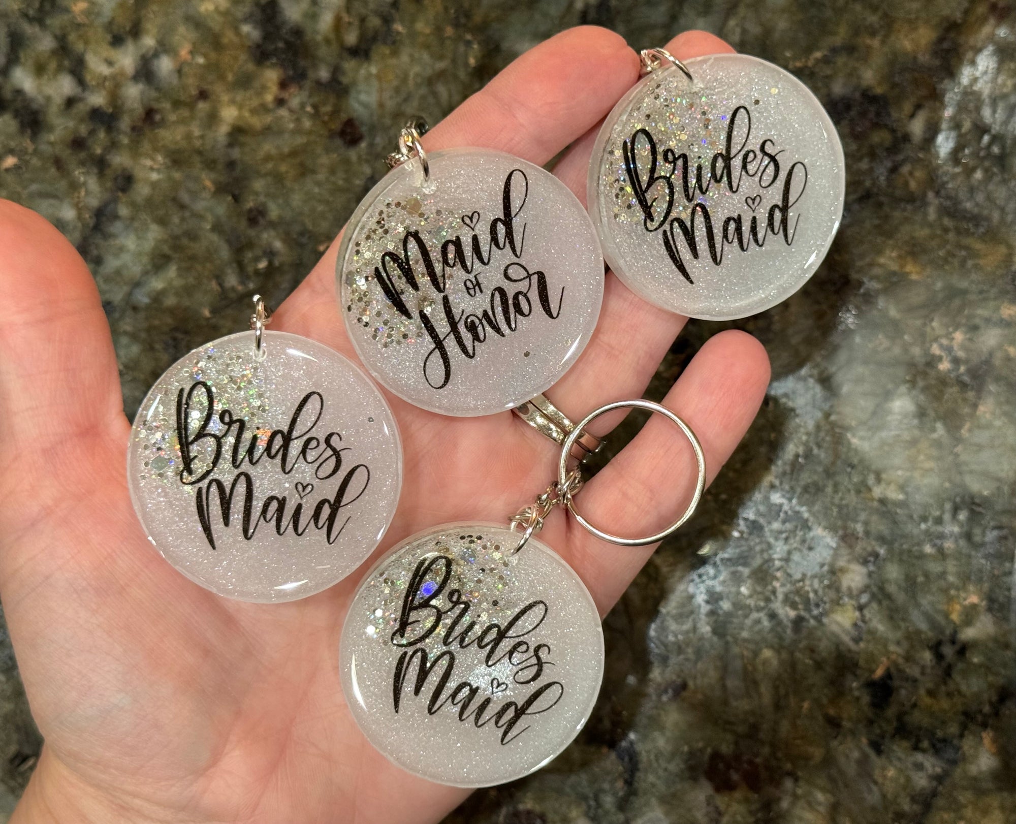 Bridesmaid Party favor keychains
