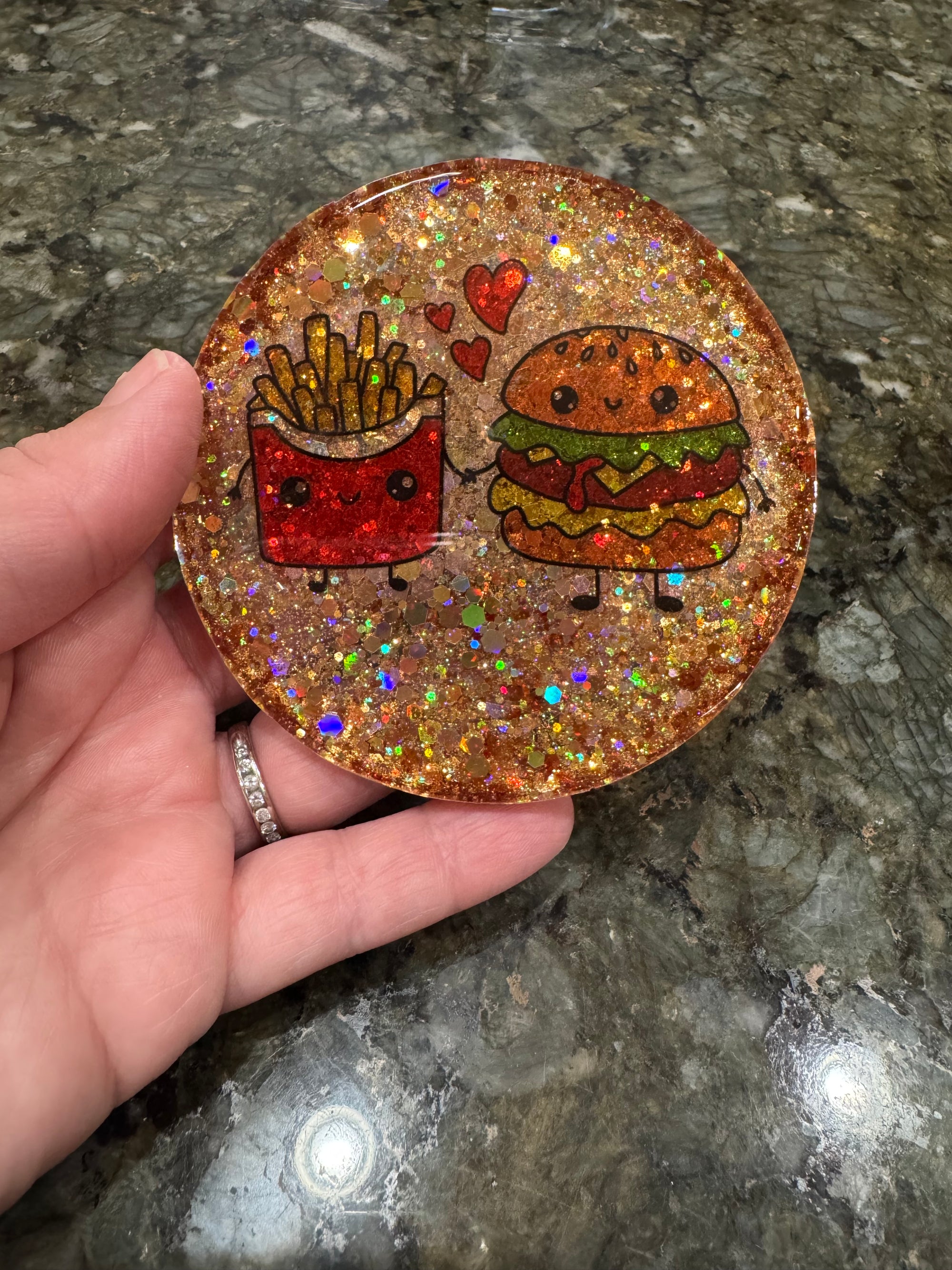 Burger And Fries Magnet