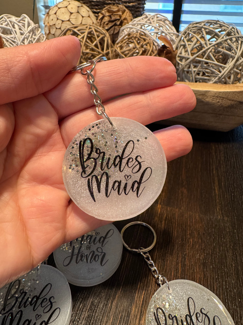 Bridesmaid Party favor keychains