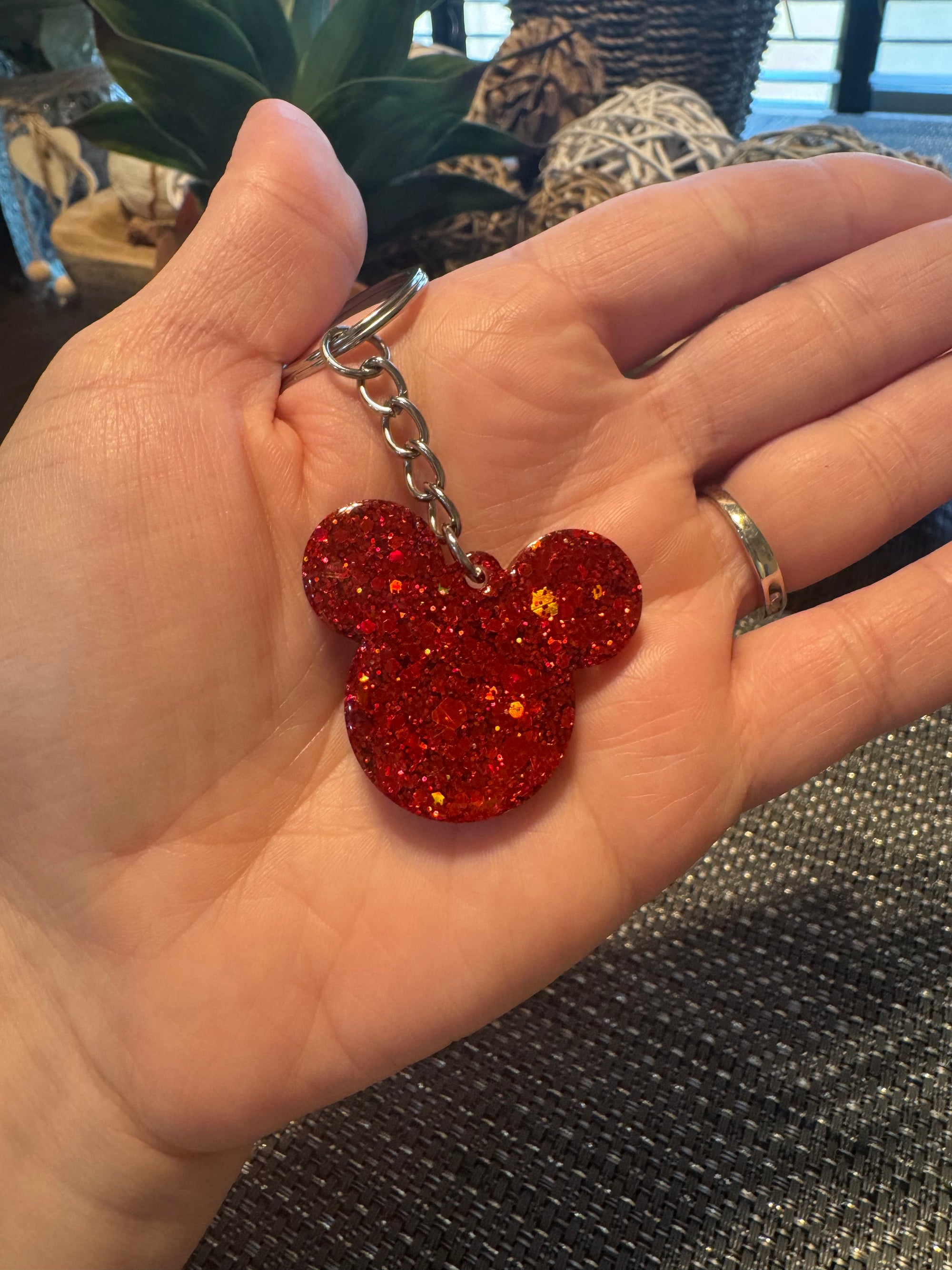 Mouse Head Keychain