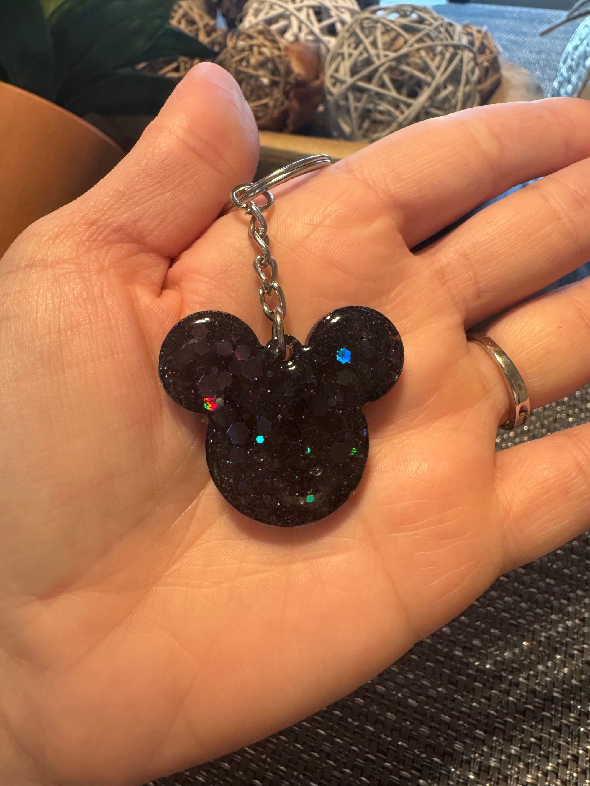 Mouse Head Keychain